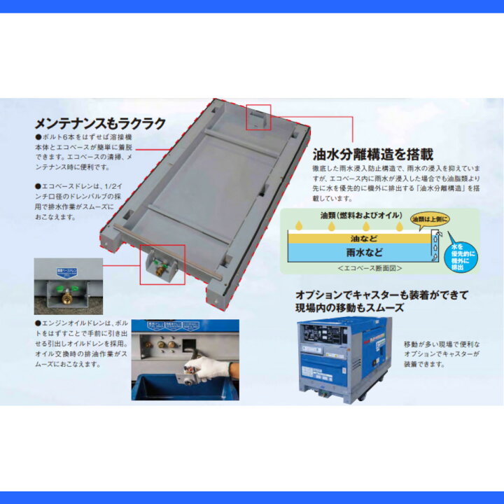 楽天市場】デンヨー 溶接機 DLW-200×2LSE ディーゼル エンジン式 軽油 