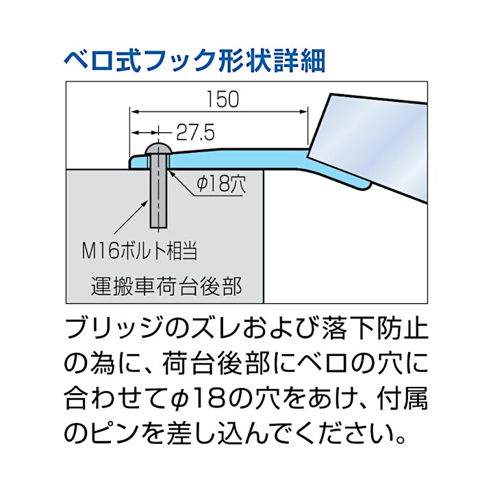 楽天市場】日軽金アクト アルミブリッジ 1t 2本セット ベロ式 NF10-C9 
