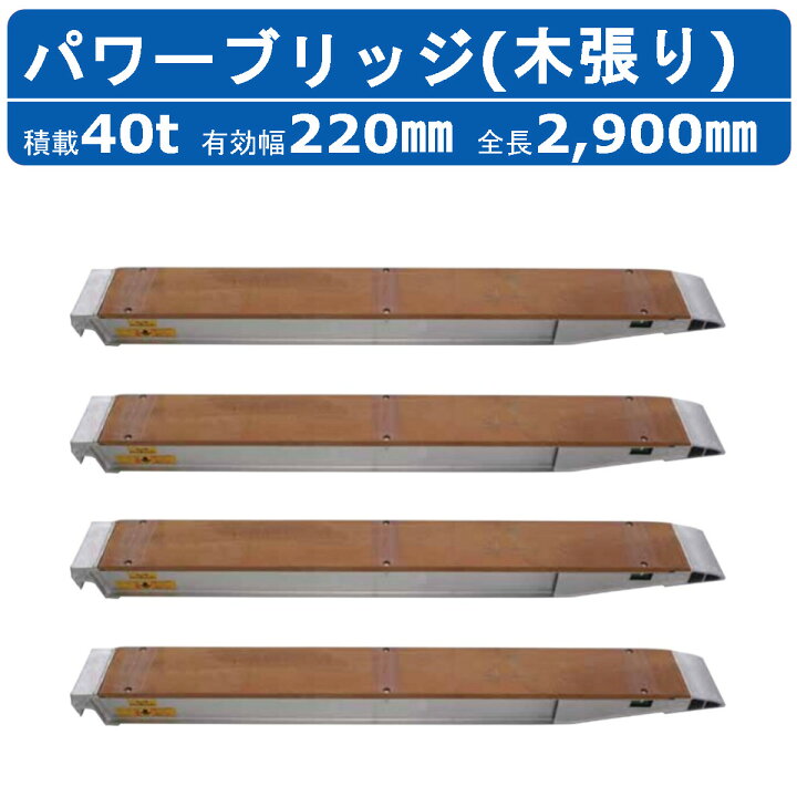 楽天市場】昭和ブリッジ パワーブリッジ 40t 4本セット アングル式 KB 