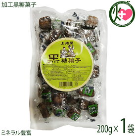 上地屋 加工黒糖菓子 200g×1袋 沖縄 人気 定番 土産 お菓子 黒砂糖 ミネラル カリウム