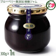 「森のサファイア」ブルーベリー無添加ジャム（微糖）300g×1瓶 森の畑