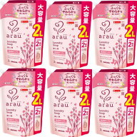 アラウ．洗たく用せっけん 詰替用 2L×6個　★　送料無料
