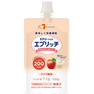 フードケア　エプリッチパウチゼリー　リンゴ風味　120g×36入り　【栄養】送料無料