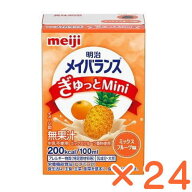 明治 メイバランス ぎゅっとMini MIXフルーツ味 100ml×24入 ミックスフルーツ 【栄養】送料無料