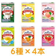 明治　メイバランスミニ　ぎゅっとミニ　Mini アソート 100ml×6種×4本入　24本 【栄養】送料無料