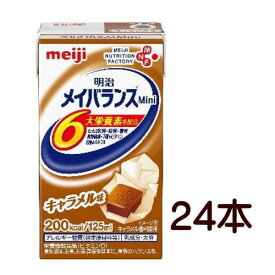明治　メイバランスミニ　Mini　キャラメル味　125ml x 24本　【栄養】送料無料