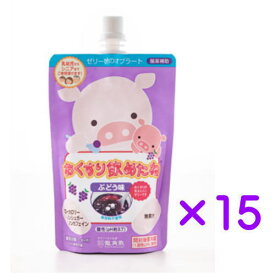 送料無料　おくすり飲めたね　ぶどう味　200g×15　 チアパック お薬のめたね ブドウ味　★