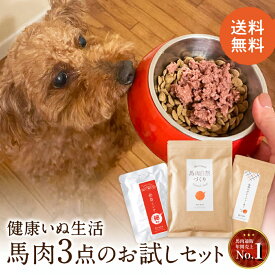 【ポイント11倍】ドッグフード 国産 無添加 馬肉 お試し 3点 セット 自然づくり 100g ヘルシージャーキー 40g 赤身ミンチ 80g 高タンパク 低脂質 シニア 老犬 涙やけ 皮膚 アレルギー おやつ シニア 老犬 涙やけ 皮膚 アレルギー 犬 おやつ ペットフード