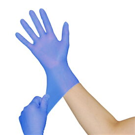 タケトラ　ニトリル手袋　ブルー　075853　M　200枚