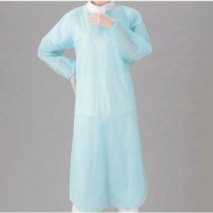 クリーンエプロン ふつう ゴム袖 00073732 10枚