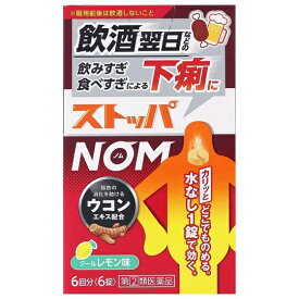 【指定第2類医薬品】ストッパNOM　【セルフメディケーション税制対象】　6錠