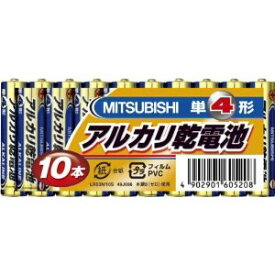 【即配】MITSUBISHI 三菱 アルカリ 単4x10本 LR03N/10S 【あす楽対応】