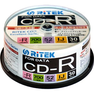 yzz RiDATA f[^pCD-R 1L^p CD-R700EXWP.30RT C 700MB 30