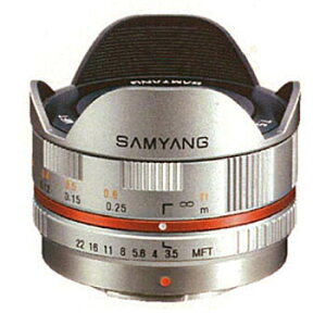 �y���zSAMYANG �T������ 7.5mm/F3.5 FISH-EYE �}�C�N���t�H�[�T�[�Y�p �V���o�[�y���������z