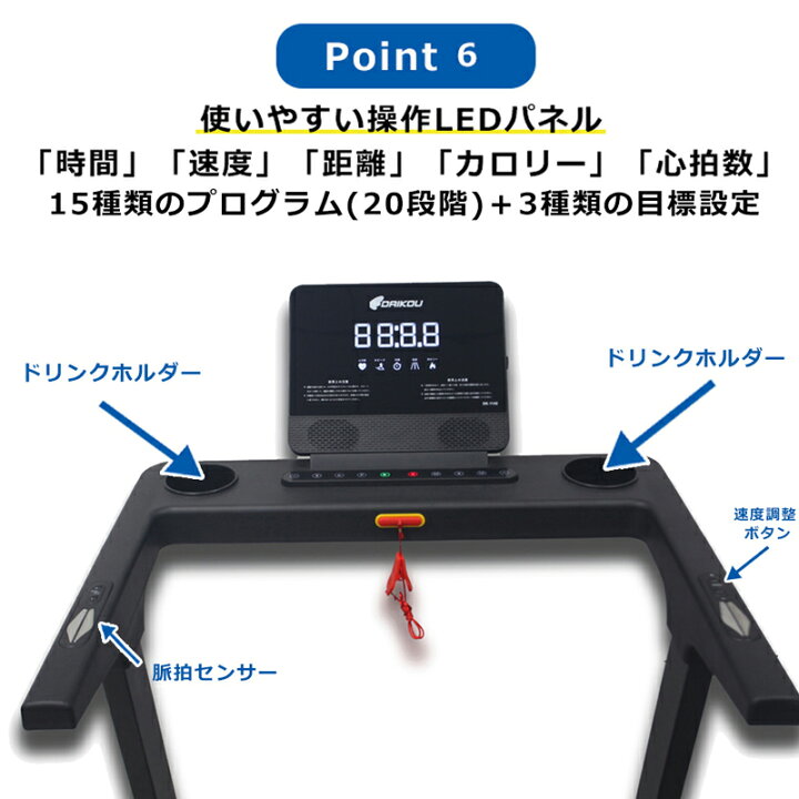 楽天市場】＼レビューキャンペーン！／ ルームランナー 電動 静音 家庭 