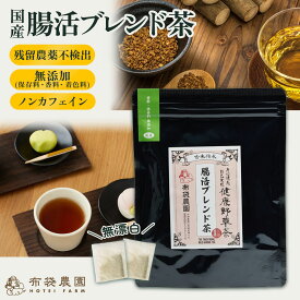 布袋農園 腸活ブレンド茶 3g 12包 30包 国産 ノンカフェイン ティーバッグ 送料無料