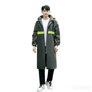 【送料無料】レインコート 大きいサイズ 男女兼用 リュック対応 超撥水 レインウェア バイク 自転車 雨具 レインポンチョ ロング 防水 防風 メンズ レディース