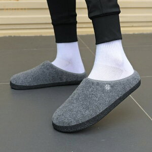 スリッパ 男女兼用 秋冬 厚底 室内履き ルームシューズ 裏ボア 保温 あったか 防滑 滑り止め ラバーソール 家庭用 耐摩耗性 フェイクファー つま先保護