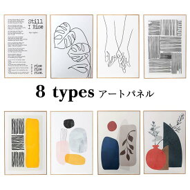 アートパネル おしゃれ シンプル 韓国 韓国インテリア スタイリッシュ 絵 絵画 アート 美術 北欧 モダン モノクロ 白黒 葉 手 線 英語 英文 40×60 A2 グラフィックパネル デザインボード インテリア 飾り 壁掛け リビング 玄
