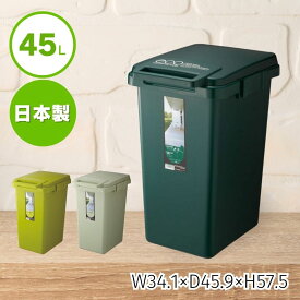 ゴミ箱 45l eco コンテナスタイル 分別ゴミ箱 縦型 日本製 ごみ箱 45リットル ダストボックス キッチン おしゃれ ふた付き フタ付き 大容量 屋外 北欧 シンプル エココンテナスタイル box