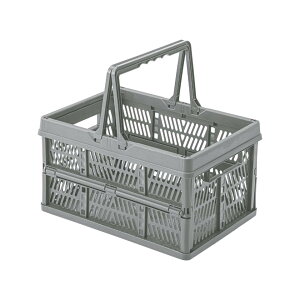 スタッチボックス L 折りたたみ Lサイズ コンテナボックス 取っ手 メッシュ カゴ バスケット ランドリー 収納 箱 ストレージ 軽量 キッチン おもちゃ箱 ランドリー 洗濯物 スタッキング 積み