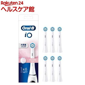 ブラウン オーラルB 替えブラシ iO専用 ジェントルケア IORBSW-6EL(6本入)【ブラウン オーラルBシリーズ】