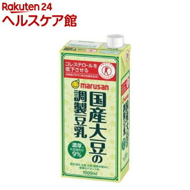 マルサン 国産大豆の調製豆乳(1L*6本入)【マルサン】
