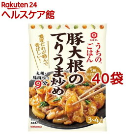 キッコーマン うちのごはん おそうざいの素 豚大根のてりうま炒め(85g*40袋セット)【うちのごはん】