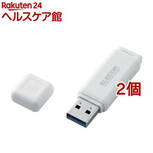 �G���R�� USB������ USB3.1(Gen1) �X�^���_�[�h 32GB 1�N�ۏ� MF-HSU3A32GWH(2�Z�b�g)�y�G���R��(ELECOM)�z