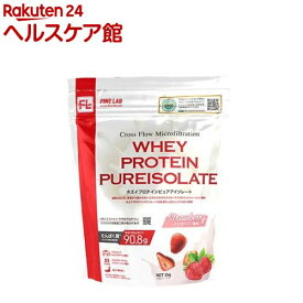 ファインラボ ホエイプロテイン ピュアアイソレート ストロベリー風味(2kg)【ファインラボ】[wpi]