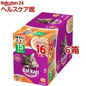 カルカン パウチ 15歳から 味わいチキン(70g*16袋*6箱セット)【カルカン(kal kan)】