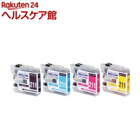 エレコム LC211-4PK カラークリエーション ブラザー(1セット)