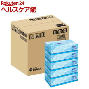 クリネックス ティッシュ アクアヴェール(5箱パック×4個(1箱180組))【クリネックス】