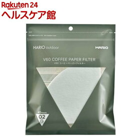 ハリオ V60用ペーパーフィルター O-VCF-02-W(40枚入)【ハリオ(HARIO)】