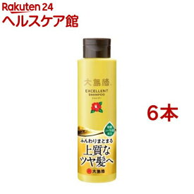 大島椿 エクセレントシャンプー(300ml*6本セット)【大島椿シリーズ】[パサツキ 乾燥 しっとり ふんわり アミノ酸系]