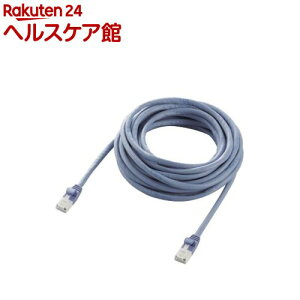 エレコム LANケーブル Cat6 ツメが折れない 5m ブルー LD-GPT/BU5/RS(1本)【エレコム(ELECOM)】