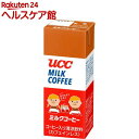 UCC ミルクコーヒー AB(200ml*24本入)【UCC ミルクコーヒー】[アイスコーヒー 紙パック カフェオレ カフェインレス]
