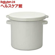 野田琺瑯 ホワイトシリーズ ラウンドストッカー 21cm WRS-21(1コ入)【ホワイトシリーズ（White Series）】
