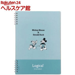 ディズニー スイングロジカルWリングノート B5/5mm方眼罫/50枚 NW-B522B(1冊)【ナカバヤシ】