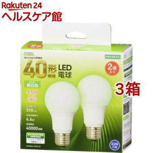 LED�d�� E26 40�`���� �����F �S���� LDA5N-G AG52 2P(2��*3���Z�b�g)�yOHM�z