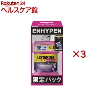 ��p���X�e���� �g�[�^���P�A�����}�C���h ENHYPEN�R���{(1000ml×3�Z�b�g)�yLISTERINE(���X�e����)�z