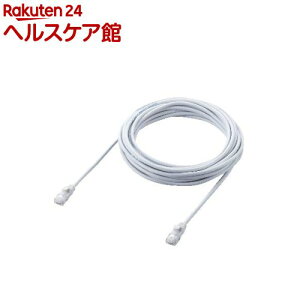 �G���R�� ���炩LAN�P�[�u�� CAT6 7m �z���C�g LD-GPY�^WH7(1�{)�y�G���R��(ELECOM)�z
