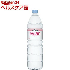 伊藤園 evian(エビアン) ミネラルウォーター 正規輸入品(1.5L×12本)【エビアン(evian)】[水]