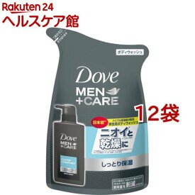 ダヴ メン+ケア ボディウォッシュ クリーンコンフォート つめかえ用(320g*12袋セット)【ダヴ(Dove)】