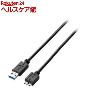 GR USBP[u USB3.0 }CNBP[u microB-A3dV[hP[u1.5m BK(1)yGR(ELECOM)z