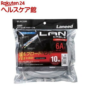 GR cat6a LANP[u zCg 10m LD-GPA^WH10(1{)yGR(ELECOM)z