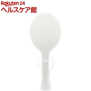 炊飯器にくっつくしゃもじ 日本製 ホワイト(1コ入)