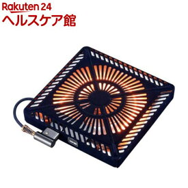 メトロ U字形ハロゲンヒーター 600W MHU-601E DKB(1台)