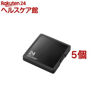 �G���R�� SD�^microSD�J�[�h�P�[�X �v���X�`�b�N�^�C�v CMC-SDCPP24BK(5�Z�b�g)�y�G���R��(ELECOM)�z