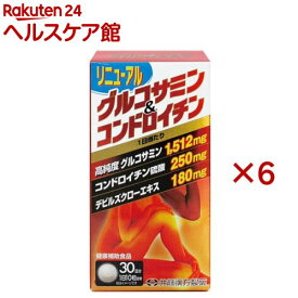 グルコサミン＆コンドロイチン 30日分(300粒入×6セット(1粒300mg))[グルコサミンサプリメント コンドロイチン]